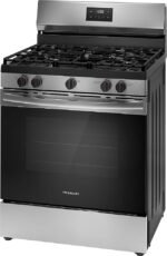 Frigidaire 5.1 Cu. Ft Freestanding Gas Range Quick Boil Burner Stainless Steel from Kings Outlet