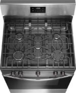 Frigidaire 5.1 Cu. Ft Freestanding Gas Range Quick Boil Burner Stainless Steel from Kings Outlet