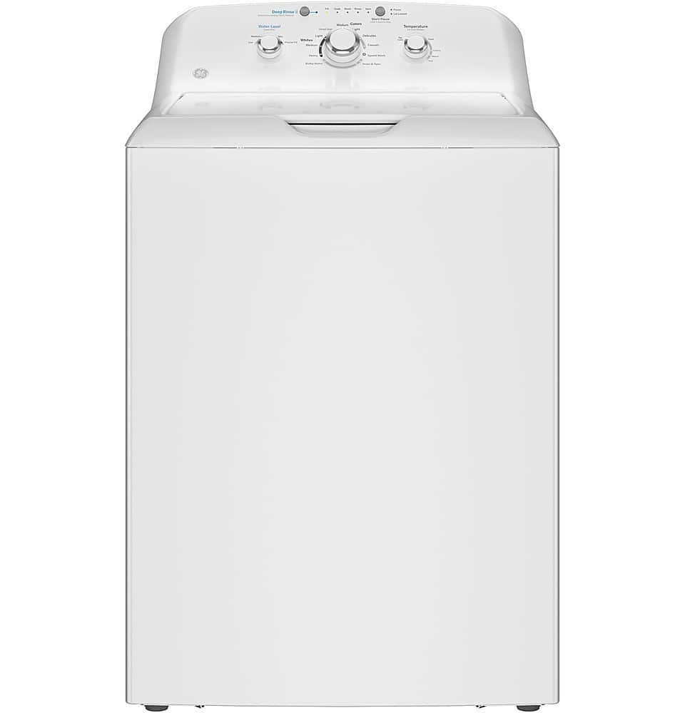 GE 4.0 Cu. Ft. High-Efficiency Top Load Washer Water Level Control White from Kings Outlet