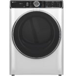 GE Profile 7.8 Cu. Ft. Stackable Smart Electric Dryer Steam Sanitize Cycle White from Kings Outlet