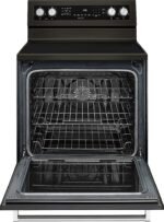 KitchenAid 6.4 Cu. Ft. Self-Cleaning Freestanding Electric Convection Range Black Stainless Steel from Kings Outlet