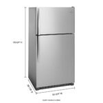 Whirlpool 20.5 Cu. Ft. Top-Freezer Refrigerator Stainless Steel from Kings Outlet