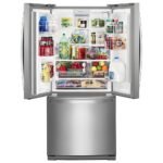 Whirlpool 19.7 Cu. Ft. French Door Refrigerator Stainless Steel from Kings Outlet