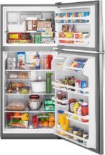 Whirlpool 18.2 Cu. Ft. Top-Freezer Refrigerator Stainless Steel from Kings Outlet