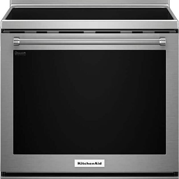 KitchenAid 6.4 Cu. Ft. Self-Cleaning Freestanding Electric Convection Range Stainless Steel from Kings Outlet