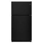 Whirlpool 20.5 Cu. Ft. Top-Freezer Refrigerator Black from Kings Outlet