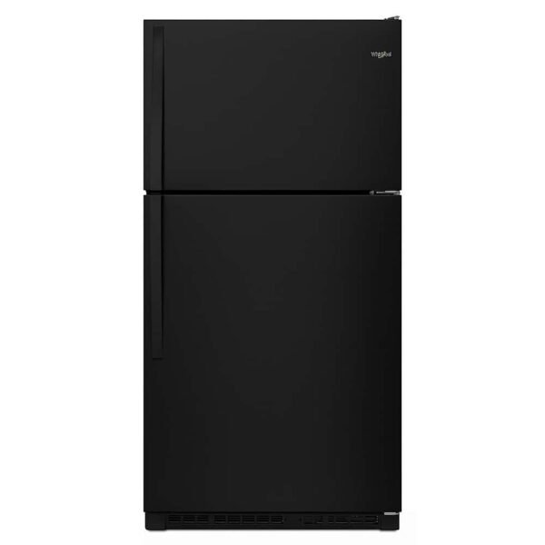 Whirlpool 20.5 Cu. Ft. Top-Freezer Refrigerator Black from Kings Outlet
