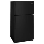 Whirlpool 20.5 Cu. Ft. Top-Freezer Refrigerator Black from Kings Outlet