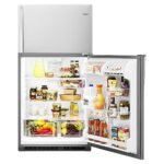 Whirlpool 20.5 Cu. Ft. Top-Freezer Refrigerator Monochromatic Stainless Steel from Kings Outlet