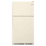 Whirlpool 20.5 Cu. Ft. Top-Freezer Refrigerator Biscuit from Kings Outlet