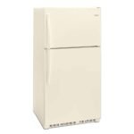 Whirlpool 20.5 Cu. Ft. Top-Freezer Refrigerator Biscuit from Kings Outlet