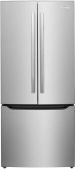 Frigidaire Gallery 20.0 Cu. Ft. French Door Standard-Depth Refrigerator Internal Water Dispenser Smudge Proof from Kings Outlet