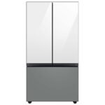 Samsung BESPOKE 30 cu. ft. 3-Door French Door Smart Refrigerator AutoFill Water Pitcher Custom from Kings Outlet