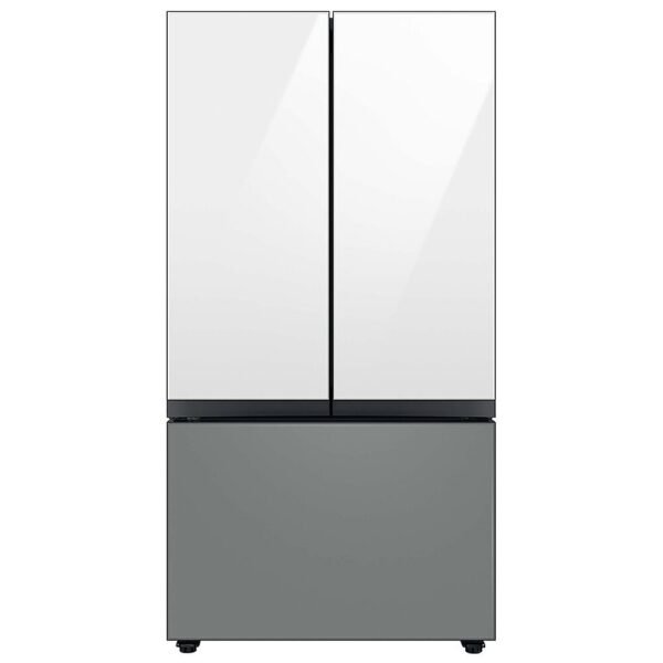 Samsung BESPOKE 30 cu. ft. 3-Door French Door Smart Refrigerator AutoFill Water Pitcher Custom from Kings Outlet