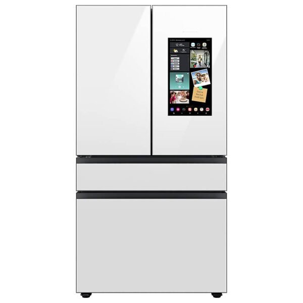 Samsung BESPOKE 29 cu. ft. 4-Door French Door Smart Refrigerator Family Hub Custom Panel from Kings Outlet