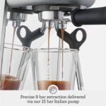 Breville Bambino Plus Espresso Machine 15 bars of pressure Milk Frother Damson Blue from Kings Outlet