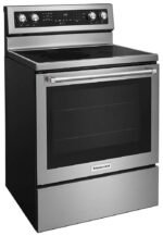 KitchenAid 6.4 Cu. Ft. Self-Cleaning Freestanding Electric Convection Range Stainless Steel from Kings Outlet