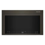 KitchenAid 1.1 Cu. Ft. Convection Flush Built-In Over-the-Range Microwave Air Fry Mode Black Stainless from Kings Outlet