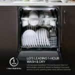 LG 24" Top Control Smart Built-in Stainless Steel Tub Dishwasher 3rd Rack QuadWash Pro from Kings Outlet