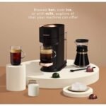 Nespresso Vertuo Next Premium Coffee Espresso Maker plus Aeroccino3 Milk Frother in Black Black from Kings Outlet