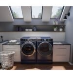 GE 7" RightHeight Riser Laundry Pedestal Select Washers Dryers Sapphire Blue from Kings Outlet