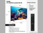 Samsung 75" Class DU6900 Series Crystal UHD 4K Smart Tizen TV 2024 from Kings Outlet