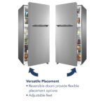 Insignia 20.5 Cu. Ft. Top-Freezer Refrigerator ENERGY STAR Certification Stainless Steel from Kings Outlet