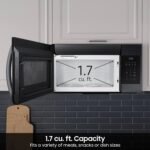 Samsung 1.7 cu. ft. Over-the-Range Microwave Matte Black Steel from Kings Outlet
