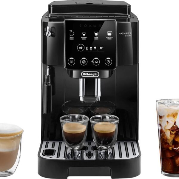 De Longhi Magnifica Start Automatic Coffee Espresso Machine Milk Frother Hot Iced Lattes Coffee from Kings Outlet