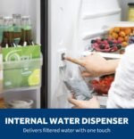 GE 27.0 Cu. Ft. French Door Refrigerator Internal Water Dispenser High Gloss White from Kings Outlet
