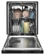 Whirlpool 24" Top Control Built-In Stainless Steel Tub Dishwasher 3rd Rack Large Capacity 47 from Kings Outlet