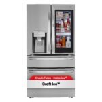 LG 29.5 Cu. Ft. 4-Door French Door-in-Door Smart Refrigerator Craft Ice Stainless Steel from Kings Outlet