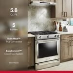 KitchenAid 5.8 Cu. Ft. Self-Cleaning Slide-In Gas Convection Range Stainless Steel from Kings Outlet
