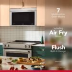 KitchenAid 1.1 Cu. Ft. Convection Flush Built-In Over-the-Range Smart Microwave Sensor Cooking Air Fry from Kings Outlet