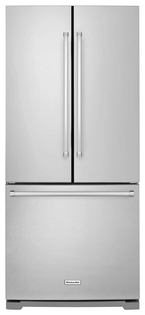 KitchenAid 19.7 Cu. Ft. French Door Refrigerator Stainless Steel from Kings Outlet