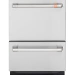 Café 24" Top Control Built-In Double Drawer Dishwasher Customizable Stainless Steel from Kings Outlet