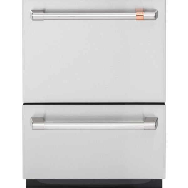 Café 24" Top Control Built-In Double Drawer Dishwasher Customizable Stainless Steel from Kings Outlet