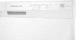 Frigidaire 24" Front Control Built-In Plastic Tub Dishwasher MaxDry 54 dBA White from Kings Outlet