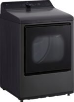 LG 7.3 Cu. Ft. Smart Electric Dryer Sensor Dry Platinum Black from Kings Outlet