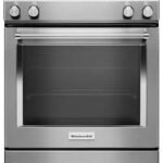KitchenAid 6.4 Cu. Ft. Self-Cleaning Slide-In Dual Fuel Convection Range Stainless Steel from Kings Outlet