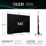 Hisense 100" Class QD6 Series Hi-QLED 4K UHD HDR Smart Fire TV 2025 from Kings Outlet