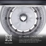 LG 5.3 Cu. Ft. High Efficiency Smart Top Load Washer TurboWash3D Technology Alpine White from Kings Outlet