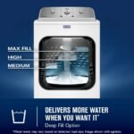 Maytag 4.2 Cu. Ft. High-Efficiency Top Load Washer Deep Fill Option White from Kings Outlet