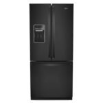Whirlpool 20 Cu. Ft. Wide French Door Refrigerator Black from Kings Outlet