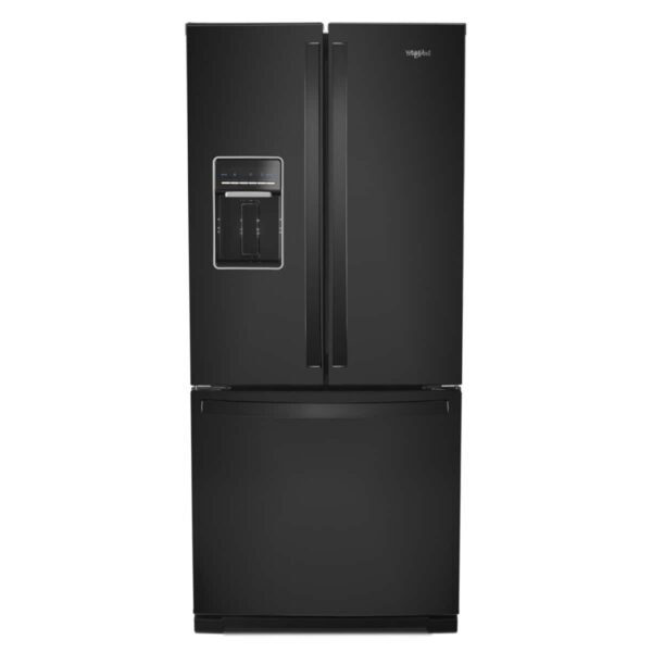 Whirlpool 20 Cu. Ft. Wide French Door Refrigerator Black from Kings Outlet
