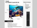 Samsung 65" Class DU6900 Series Crystal UHD 4K Smart Tizen TV 2024 from Kings Outlet