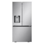 LG Standard Depth MAX 24.5 Cu. Ft. Smart French Door Refrigerator Dual Ice Stainless from Kings Outlet