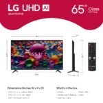 LG 65" Class UA77 Series LED AI 4K UHD Smart webOS TV 2025 from Kings Outlet