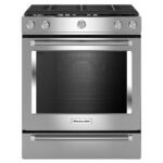 KitchenAid 5.8 Cu. Ft. Self-Cleaning Slide-In Gas Convection Range Stainless Steel from Kings Outlet