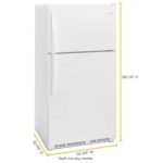 Whirlpool 20.5 Cu. Ft. Top-Freezer Refrigerator Frameless Glass Shelves White from Kings Outlet